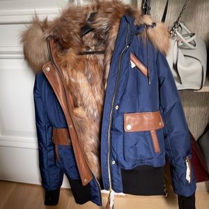 Nicole benisti size small fur jacket